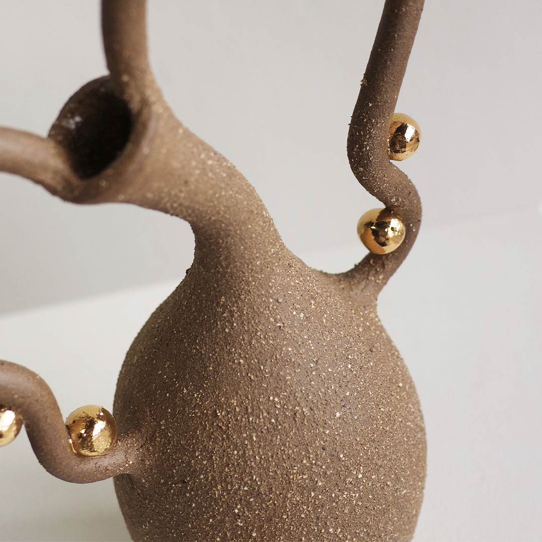 Dancing Woman - Brown/Gold