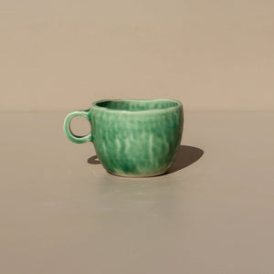 Pinched Mug - Jade Green