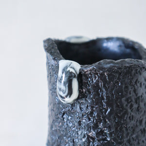 Dystopia Vase - Black Marble