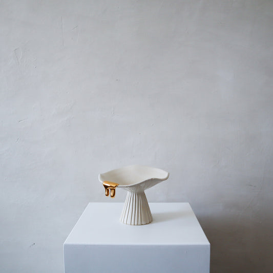 Elipse Bowl - Cream/Gold