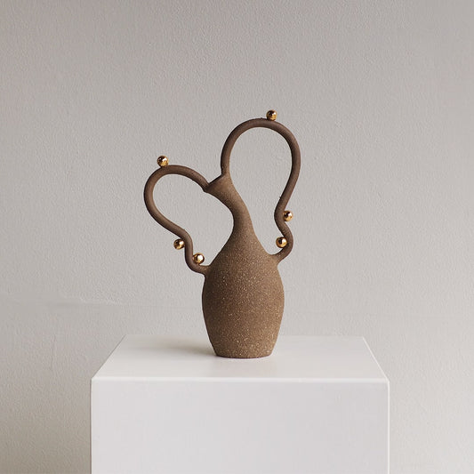 Dancing Woman - Brown/Gold