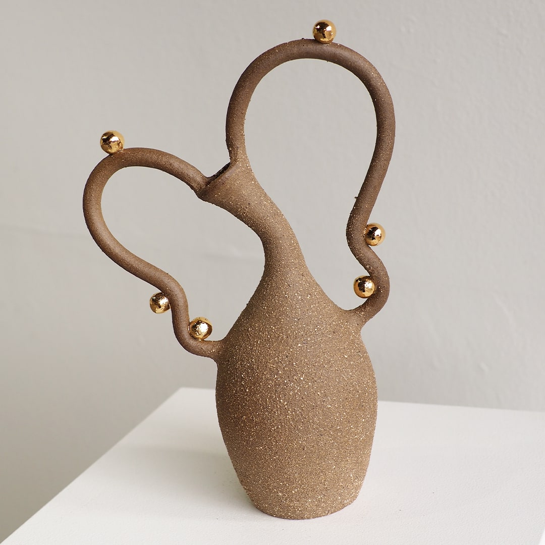 Dancing Woman - Brown/Gold